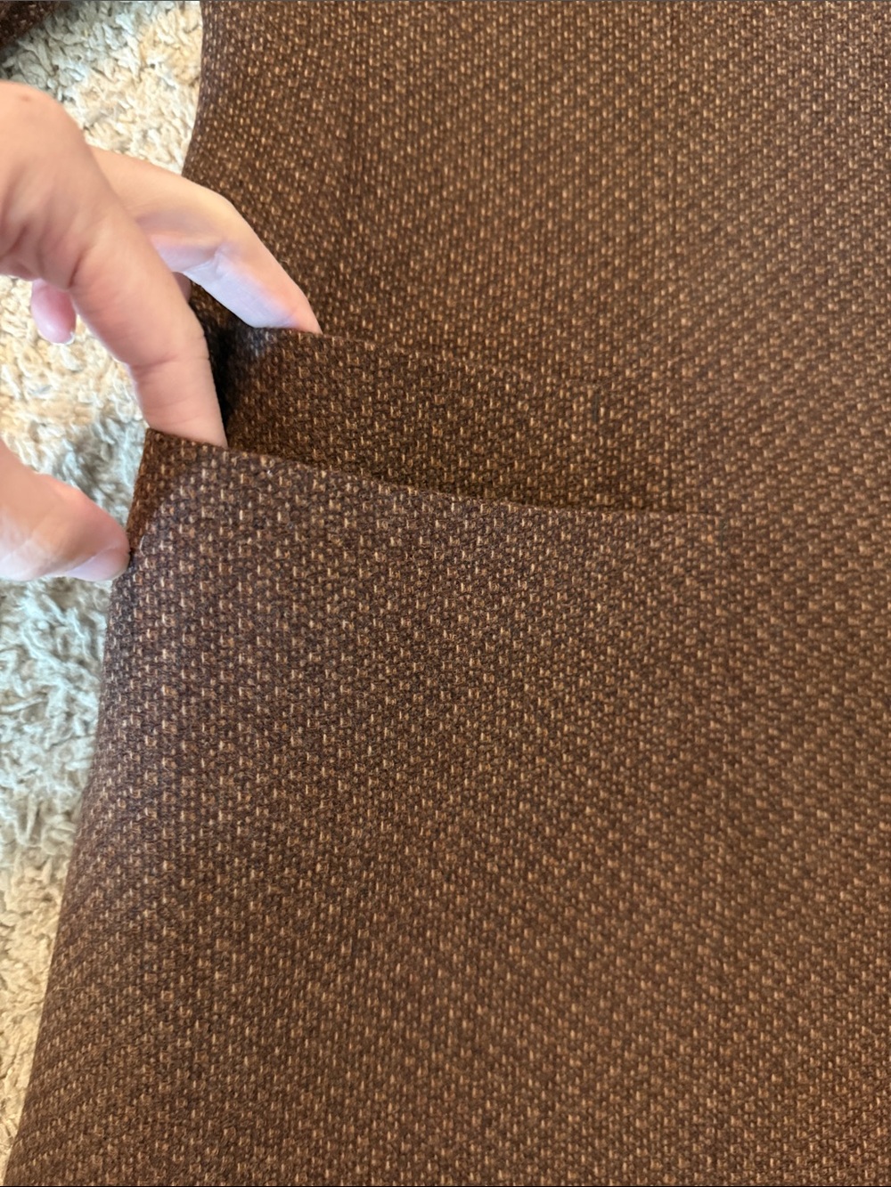 Ermenegildo Zegna Brown Textured Sport Coat - Picture 9 of 9